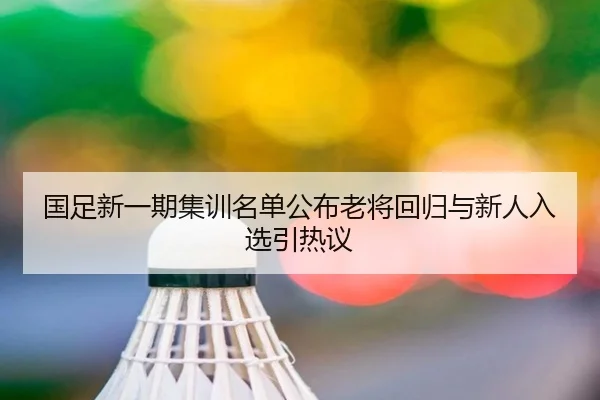国足新一期集训名单公布老将回归与新人入选引热议 - Aiyouxi